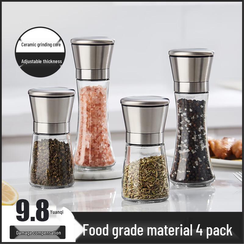 Manual Glass Spice Grinder