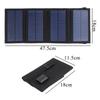 15W 5V Foldable Monocrystalline Waterproof Charger Sun Power Bank for Phone Battery USB Portable Folding Solar Panel