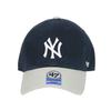 47 Brand Cap Kids Major League Children's Hat Logo Low Cap Baseball Cap Boys Girls Brand Two Tone Color NY NEW YORK YANKEES New York Yankees Navy X