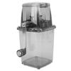 Portable Manual Ice Crusher Transparent Lid Ice Cube Chopper Slush Drinks Making