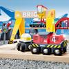 BRIO WORLD Cargo Rail Deluxe Set [Total 54 Pieces] Ages 3 and Up (Electric Vehicle Train Toy Wooden Rail) 33097