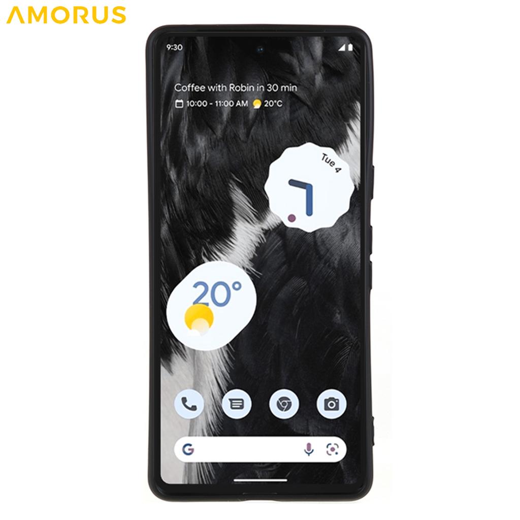 For Google Pixel 8 Case Precise Cutouts TPU Fiber Lining Shockproof Phone Cover