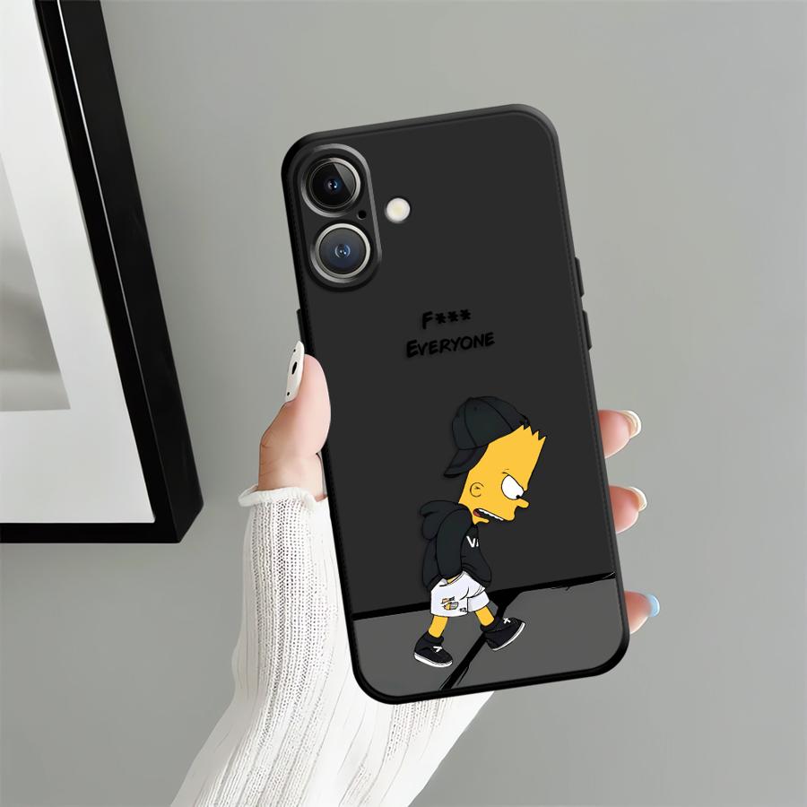 Funda Phone Cover Phone Case for Apple iPhone 16 14 13 12 11 15 Pro 7 8 XR XS MAX 17 Pro Max Air Cool S-simpsons Cartoon