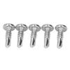 200 Pcs Round Head Self Drilling Screw 304 Stainless Steel 4.8x16mm Drill Screws for DIY Crafts