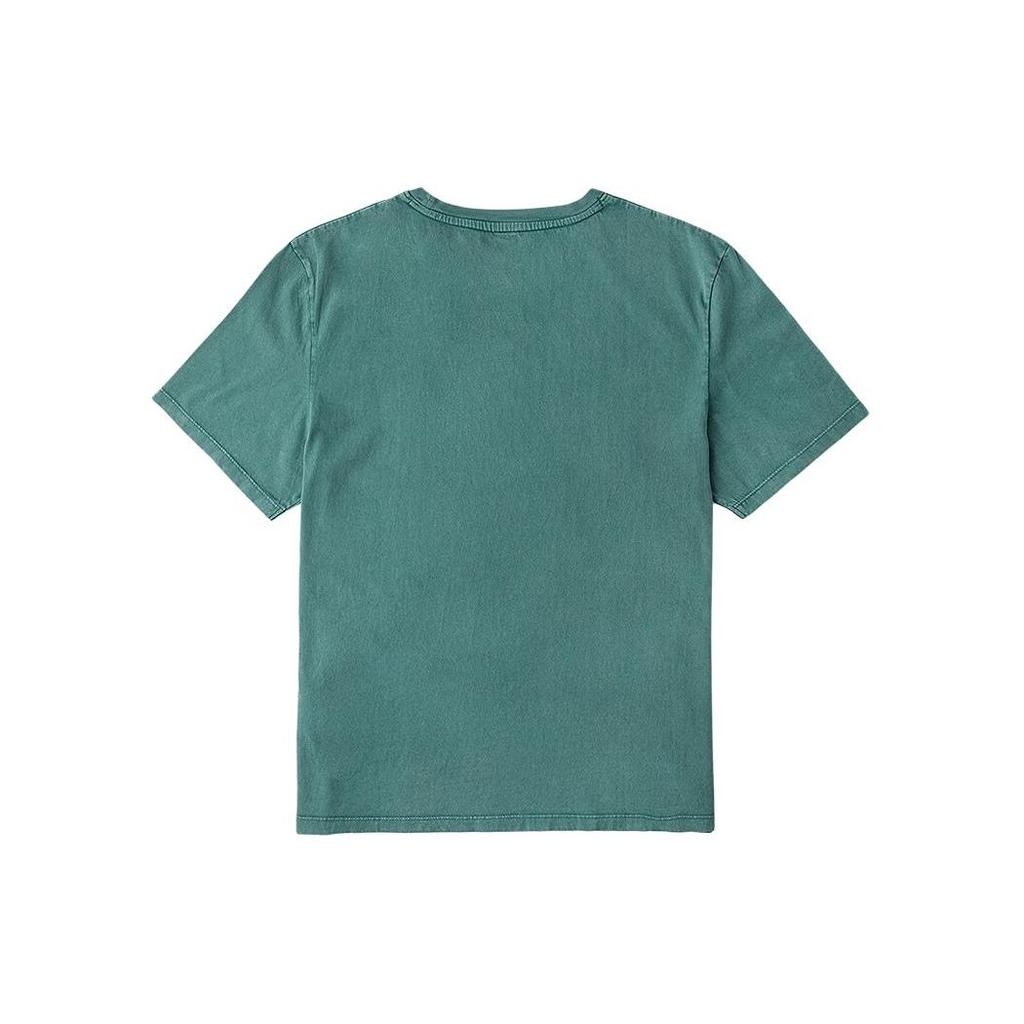 Timberland Ss24 Solid Logo Short Outdoor Casual Breathable Short Sleeve T-Shirt Men Tops Blue-Green A2PW3-CL6