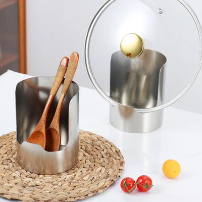 Stainless Steel Spoon Rest, Kitchen Utensil Holder for Ladle Spatula Chopsticks, Buffet Serving Spatula Tray