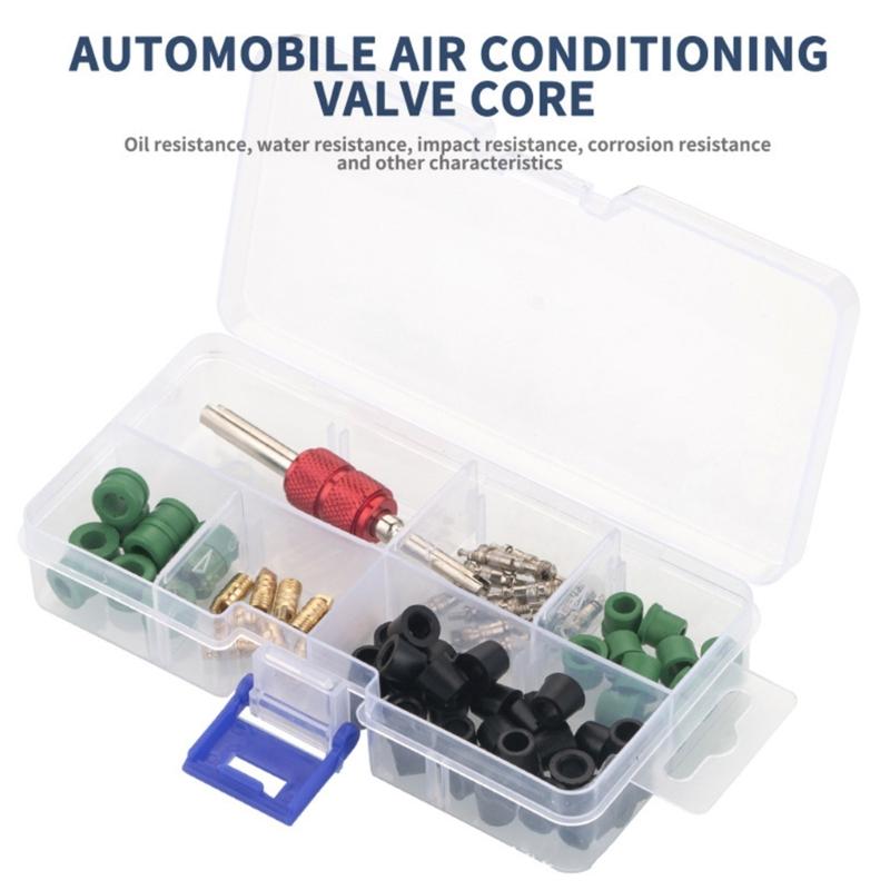 71 Stück Verteilerrohr Kühlmittel Dichtung Adapter Dichtung Spule Reparatur Entferner Installateur Reparaturzubehör