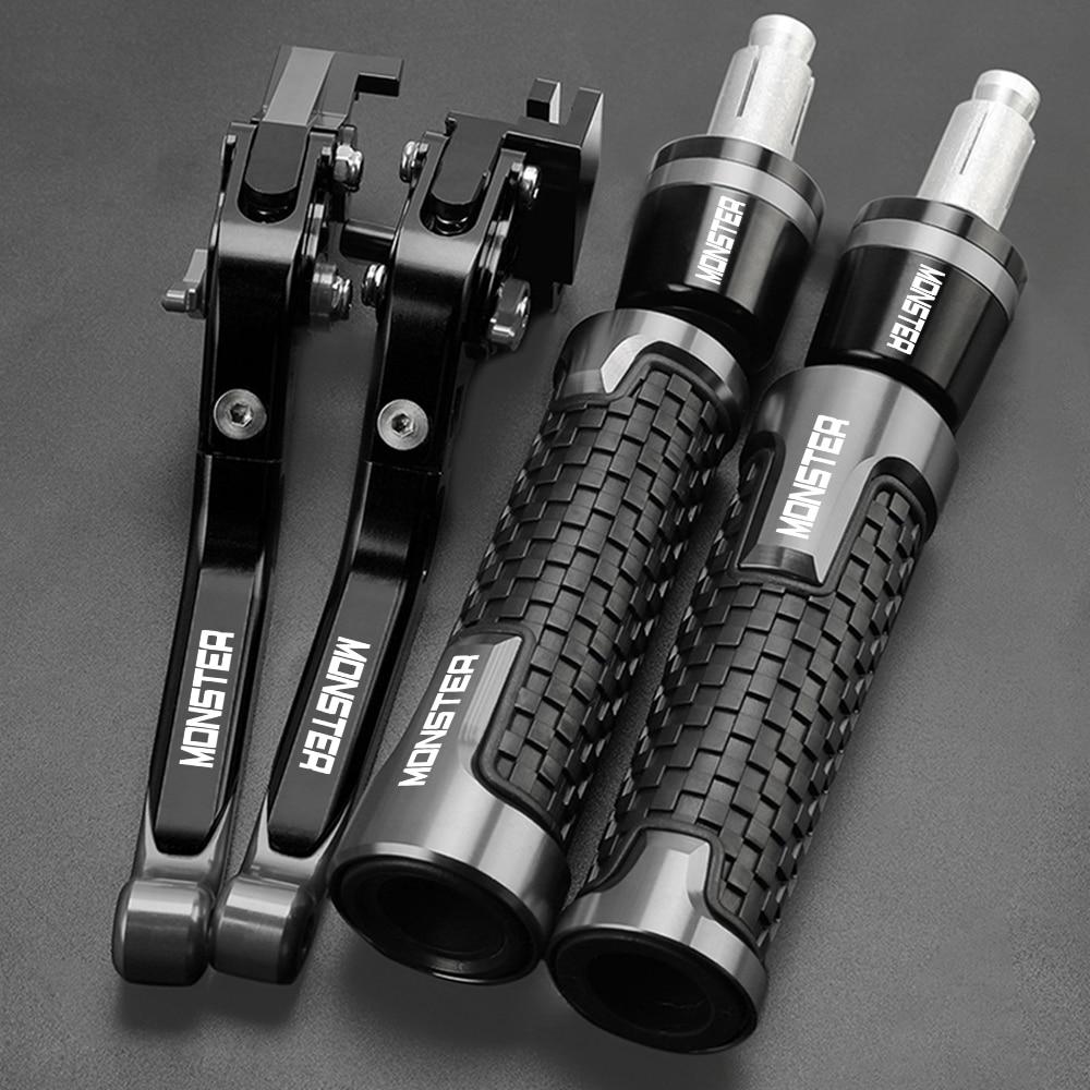 Motocykl Do DUCATI MONSTER 797 650 796 821 Hypermotard Dźwignie Hamulca Sprzęgła Kierownicy Końcówki Uchwytów 820 939 2017