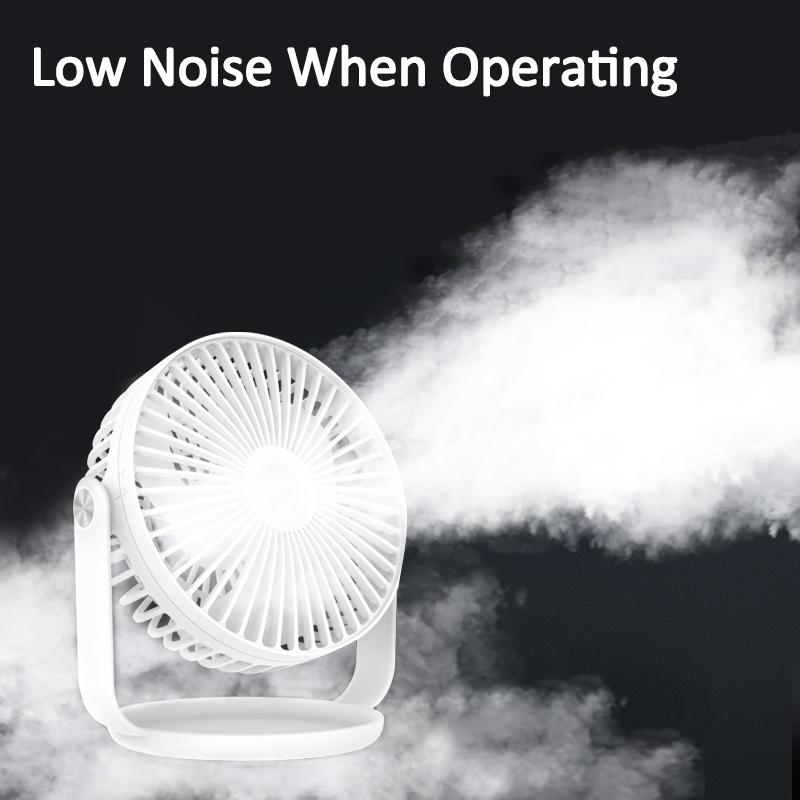 

YOOBAO Y-F2 USB Powered Desktop Fan Rotatable Mute Table Cooling Fan Blue