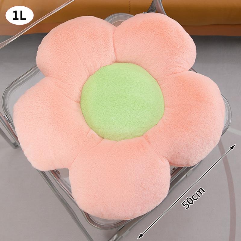 Flower Sitting Cushion Sofa Pad Office Chair Cushion Black White Seat Pad Seat Sofa Cushion Lumbar Support Pillow Room Decor