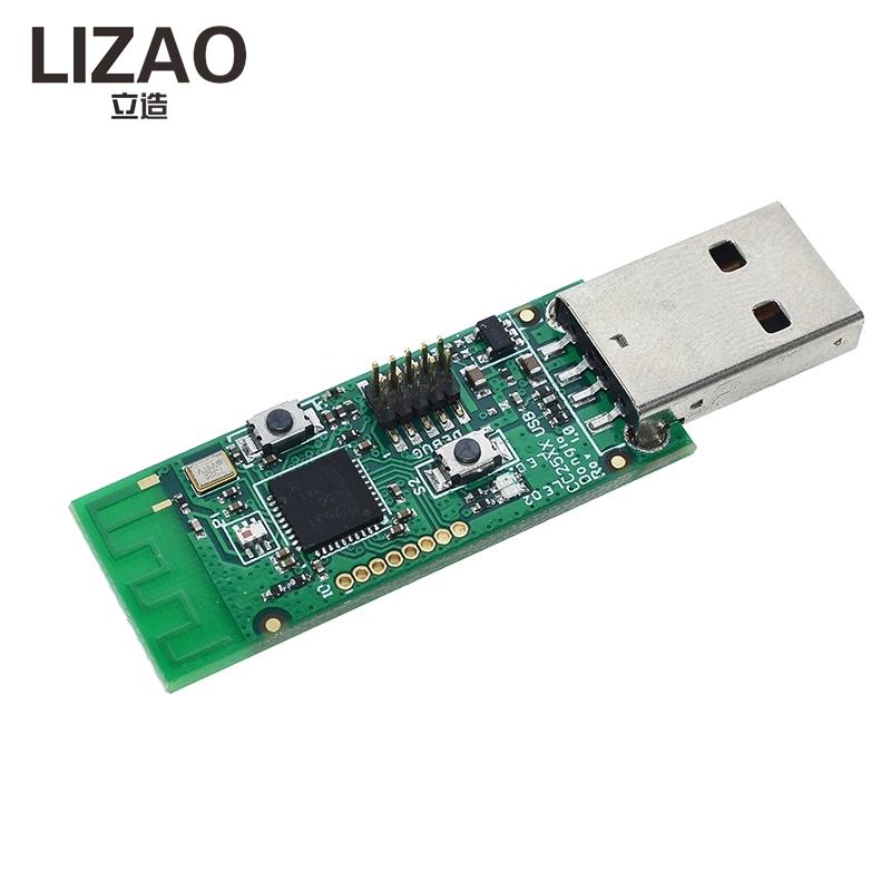 LIZAO CC2531M USB Wireless Module, 2.4GHz Zigbee Transceiver with Antenna Optional, 250K Baud Rate for IoT Projects