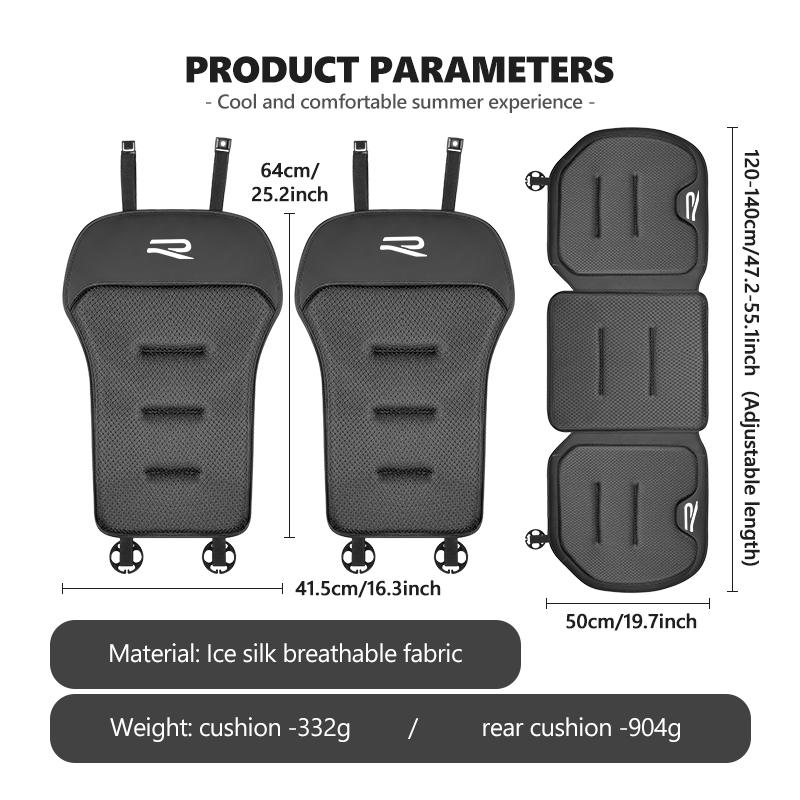 LMN1 VW 2026 Hot For Volkswagen VW Car Seat Ice Silk Cushion Backrest Seat Protector Cover GTI Tiguan Passat B5 B6 B7 CC Jetta MK5 MK