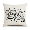 Christmas Pillow Case Christmas Red Snowflake Christmas Tree Home Decoration Pillow Case