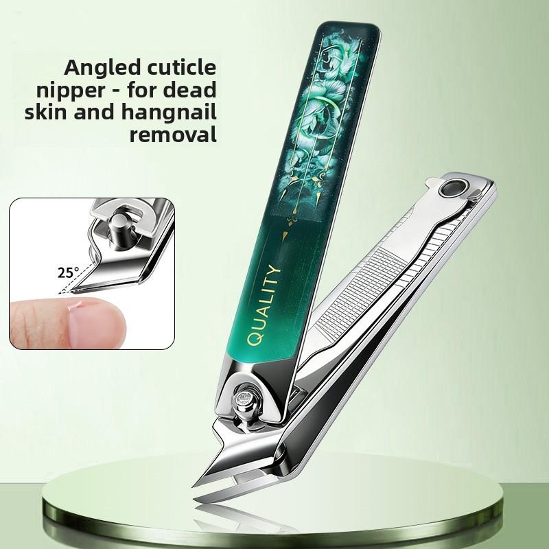 New Ultra Sharp Professional Stainless Steel Manicure Pedicure Set Large Nail Clipper Slant Toenail Scissors Nail Care Tools