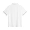 Li-Ning Wade Series Color Block Comfortable Simple Versatile Short Sleeve Polo Shirt Men tops Standard-White APLU755-2