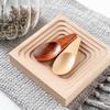 Short Handle Wooden Mini Spoons - Set of 10
