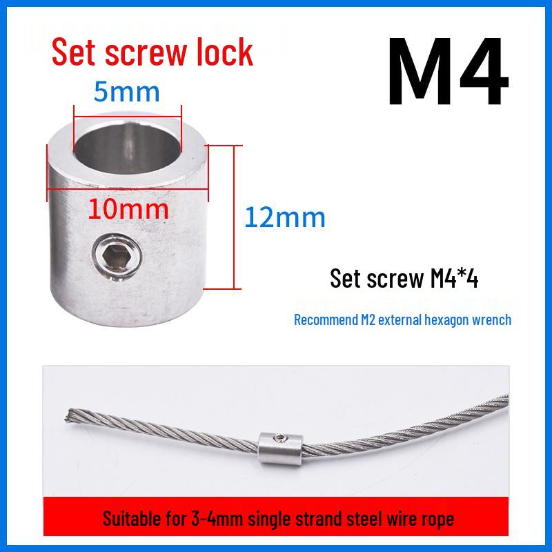 304 Stainless Steel Butterfly Locking Wire Rope Clamp