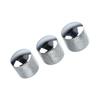 3Pcs Silver Electric Bass Volume Knob Electric Guitar Volume Tuning Potentiometer Control Knob