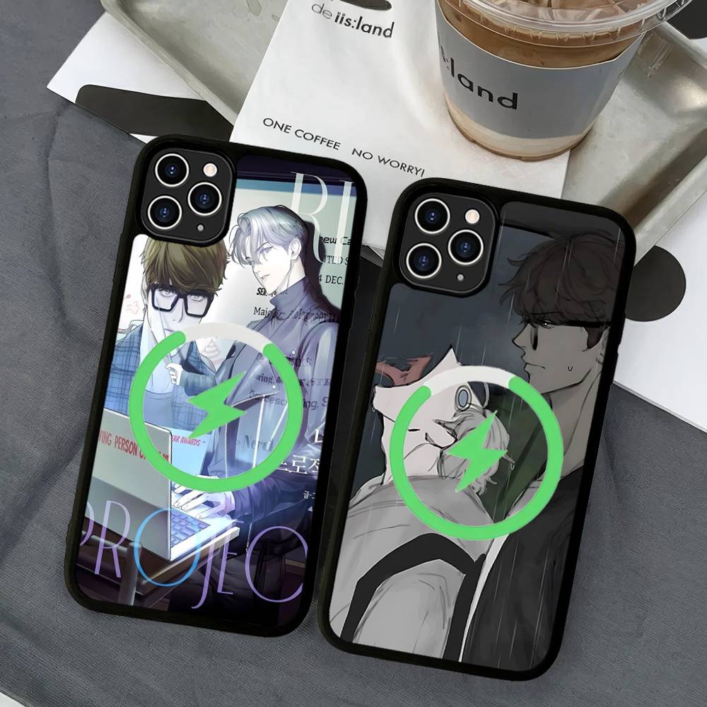 Nerd Project Bl Anime Magnetic Wireless Phone Case For iPhone 17 16 15 14 Plus 13 12 11 Pro Max