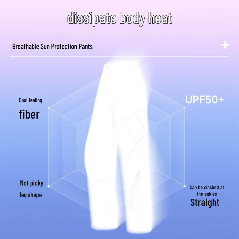 CAMEL Women's Outdoor Sun Protection Ice-Feel Cargo Pants