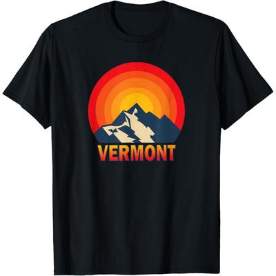 Nevada Mountains Retro Sun T-Shirt