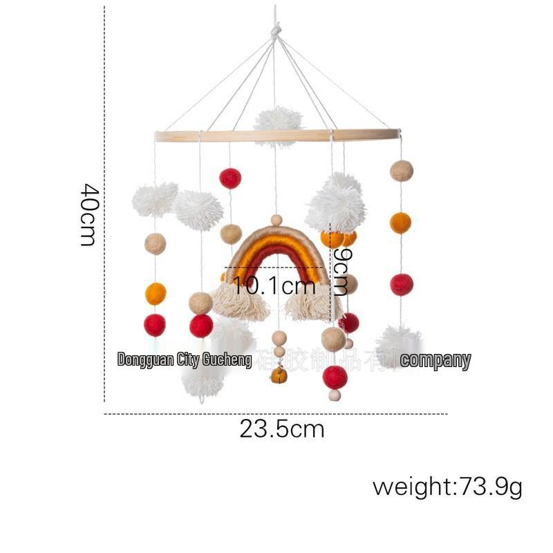 Rotating Crib Mobile: Newborn Baby Sleep Aid & Educational Rattle Toy