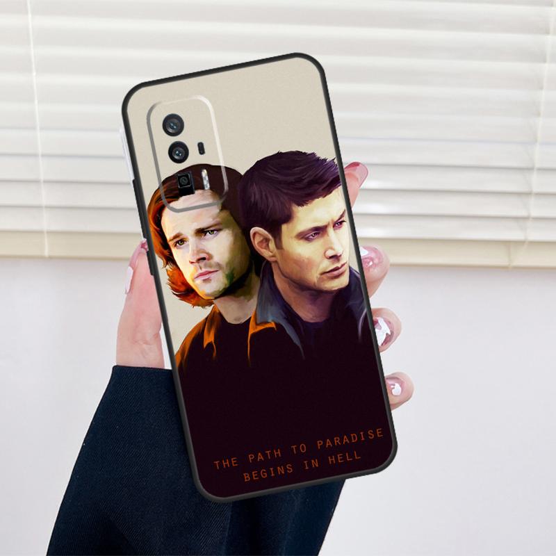 SUPERNATURAL SAM DEAN CASTIEL Cover For Xiaomi 14T Pro 11T 12T 13T 13 14 15 Ultra POCO X6 X7 Pro X3 X5 F5 F6 M6 Pro Case