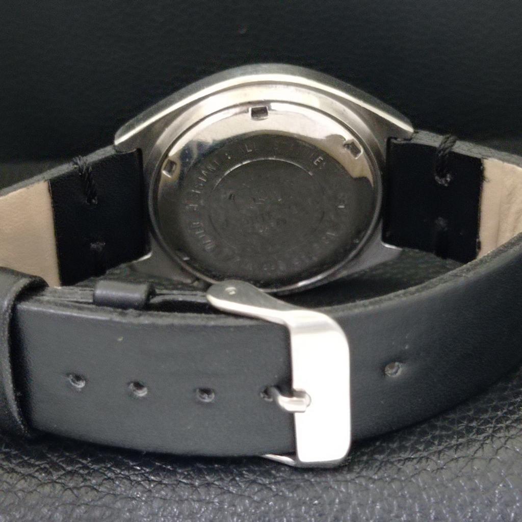 VINTAGE ORIENT AUTOMATIC 46941 JAPAN MENS BLUE COLOR DIAL WATCH a700671-5 R204-a700671