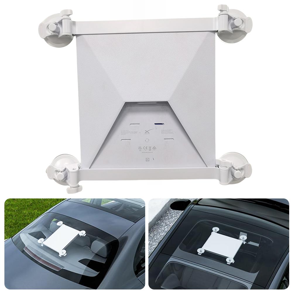 For Starlink Mini Sunroof Suction Cup Car Mount with Four Suction Cup Base Satellite Car Holder Flexible Adjustment Mounting Kit