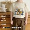 Japanese Summer Children'S Short-Sleeved T-Shirt Boys And Girls Pure Cotton Children'S Clothing Cartoon Printed Top
