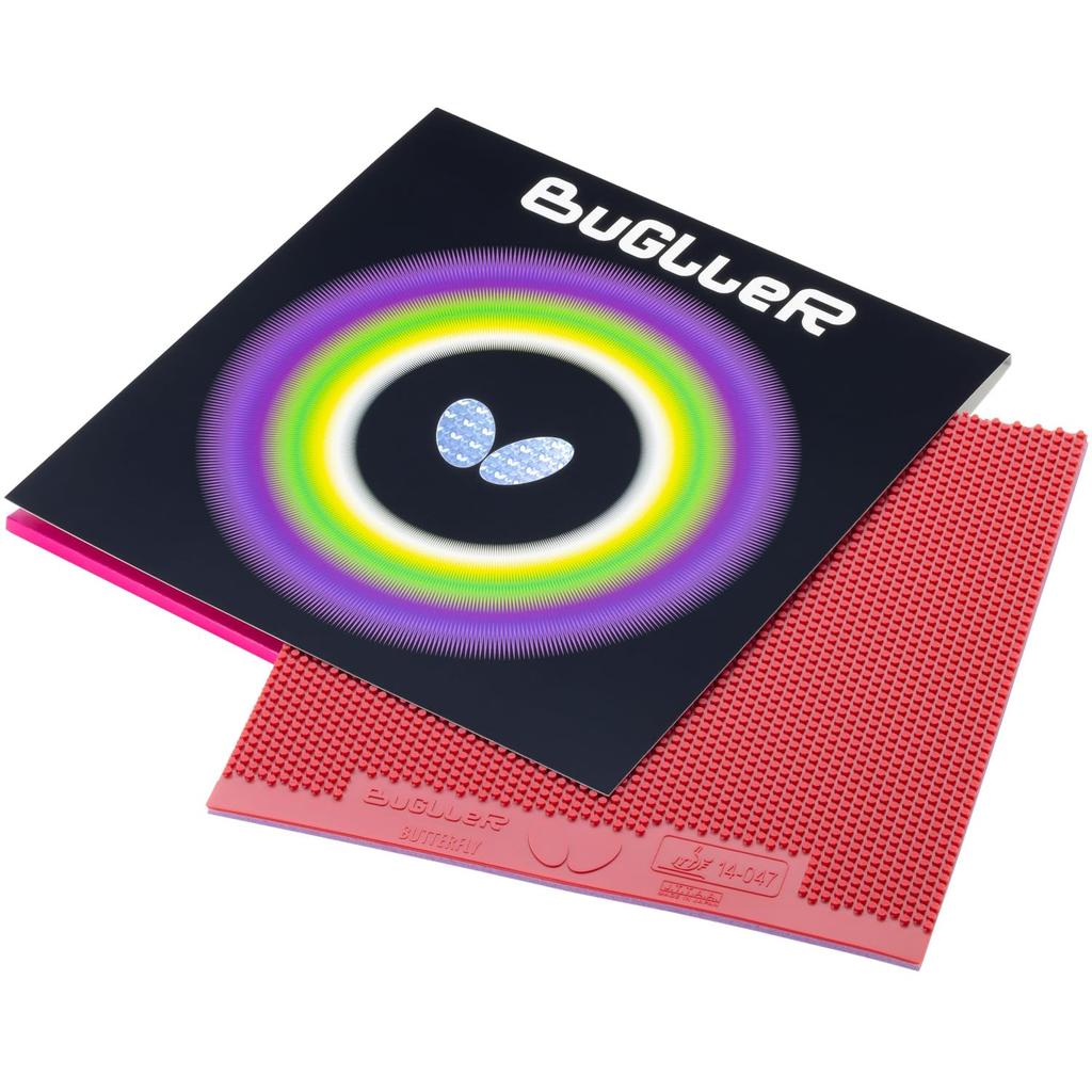 Butterfly Table Tennis Rubber Bugler Red 00470 006 2.1