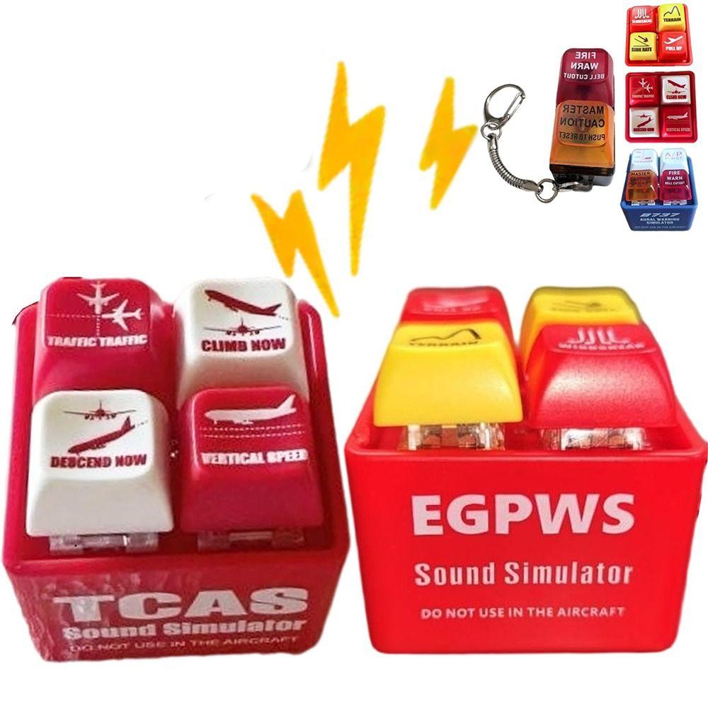 Keys Button Sound Emulator DIY Keyboard EGPWS Warning Sound Simulator  Send Friends