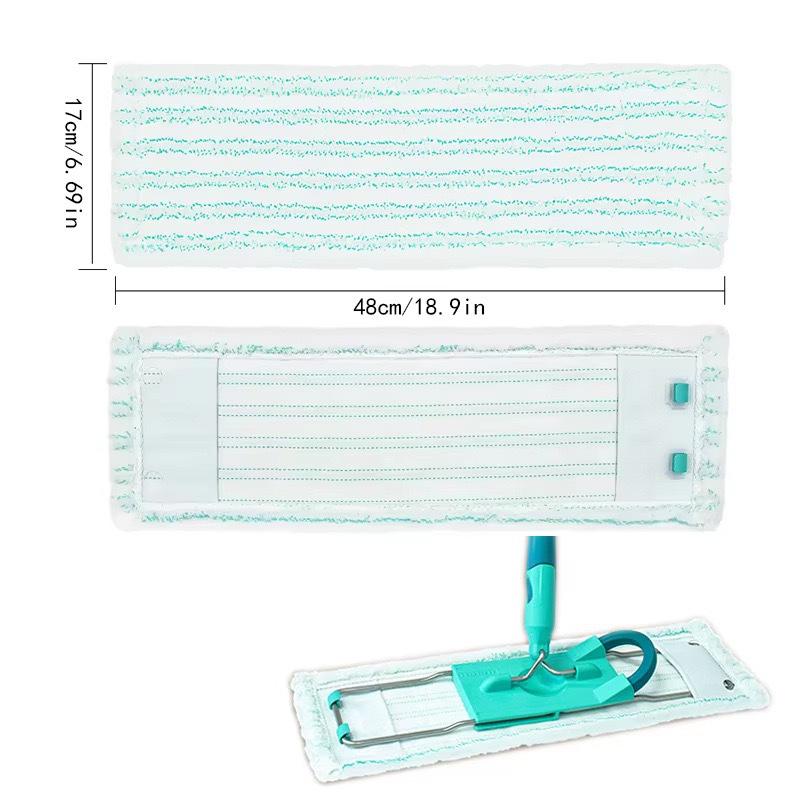 Leifheit Ultra-Fine Mop Head Replacement Cloth with Snap Button