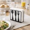 New Metal Tabletop Tissue Rack Decorative Durable Napkin Holder Minimalist Napkin Organizer for Kitchen Dining Table