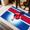 Dynamic Soccer Artwork Carpet Design for Study room Outdoor Game Room Kitchen Anti-slip Rug Anime Office Decor Best for Christmas
