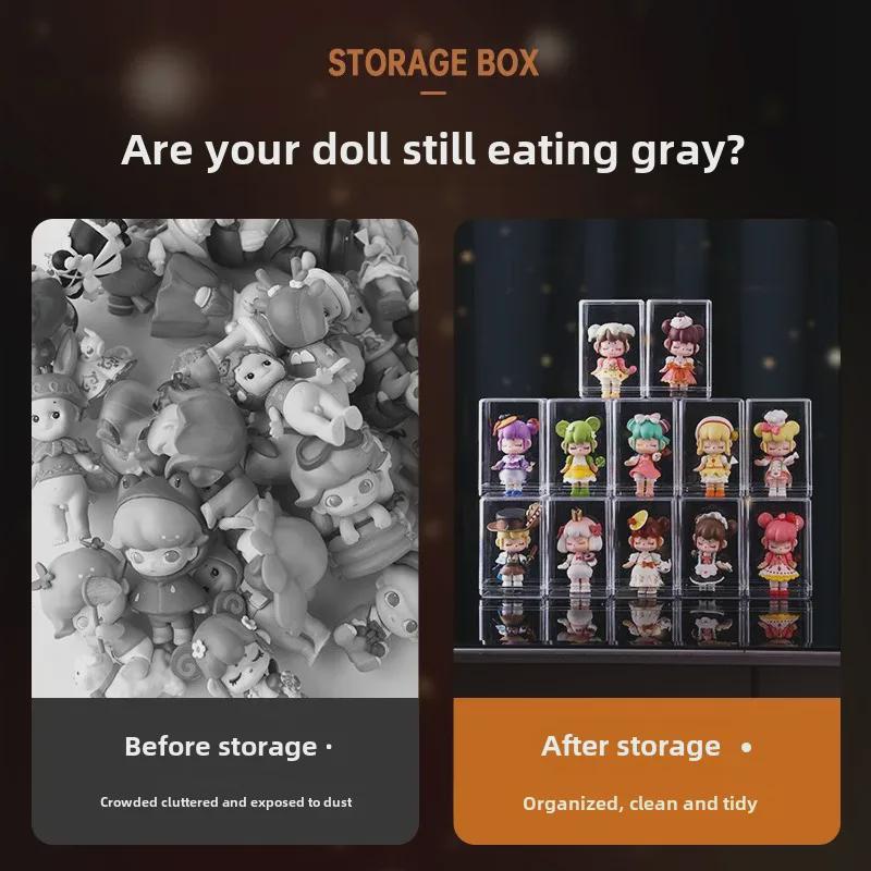 Pop Mart Transparent Acrylic Dustproof Display Box for Figures