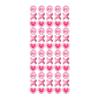 60Pcs Braid Hair Accessories, Heart Letter Shape Hair Rings, Large Hole Design Hair Beads for Thick Braids Dreadlocks Multi-Strand Hair DIY