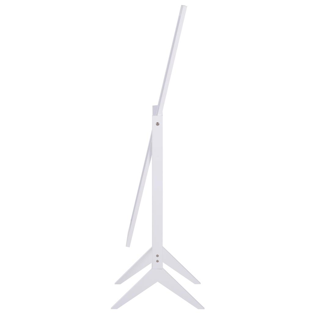 Full Length Mirror, Freestanding Adjustable Angle Dressing Mirror for Bedroom, Living Room, 148 X 47 Cm, White