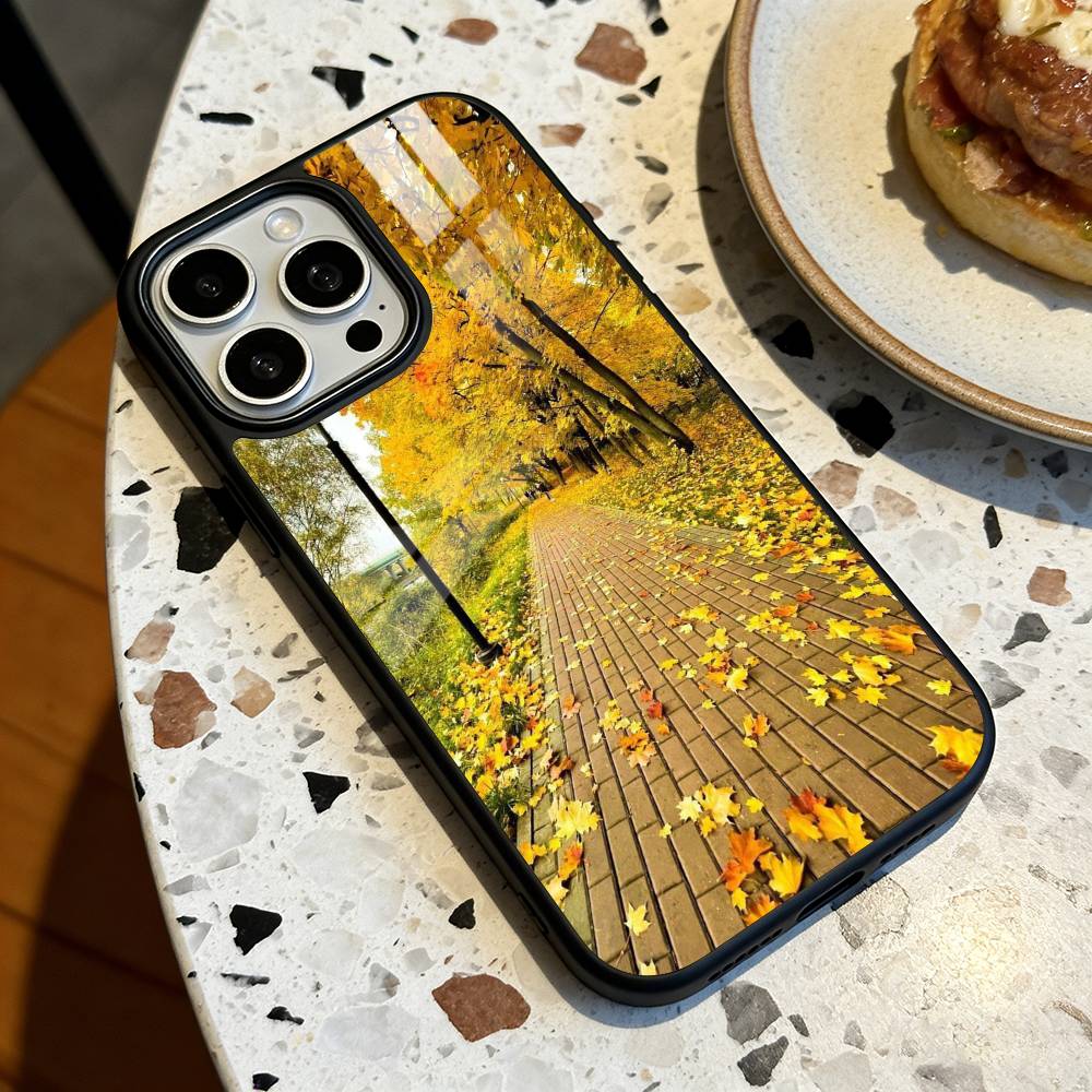 

autumn colors For iPhone 17,16,15,14,13,12,11,Pro,Max,Plus,Mini,SE4,E Magnetic Magsafe Wireless Charging iPhone13