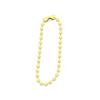 2.4mm Colorful Bead Chain for DIY Jewelry – Painted Iron Wave Chain with Buckle Pendant Connector