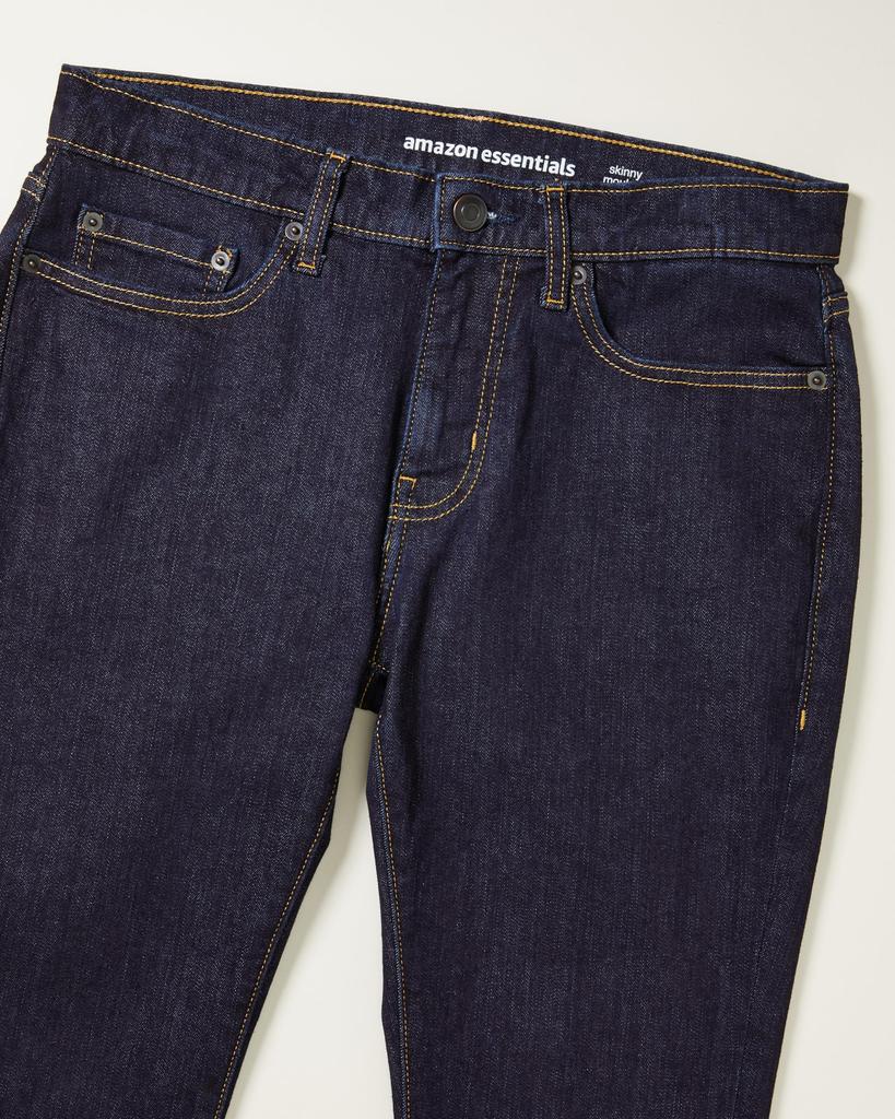 Amazon Essentials Rinse Skinny Fit Size W29 L30 Men's High-Stretch Jeans, /