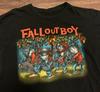 Vintage Fall Out Boy Concert Tour T-shirt Black Cotton Tee All Sizes