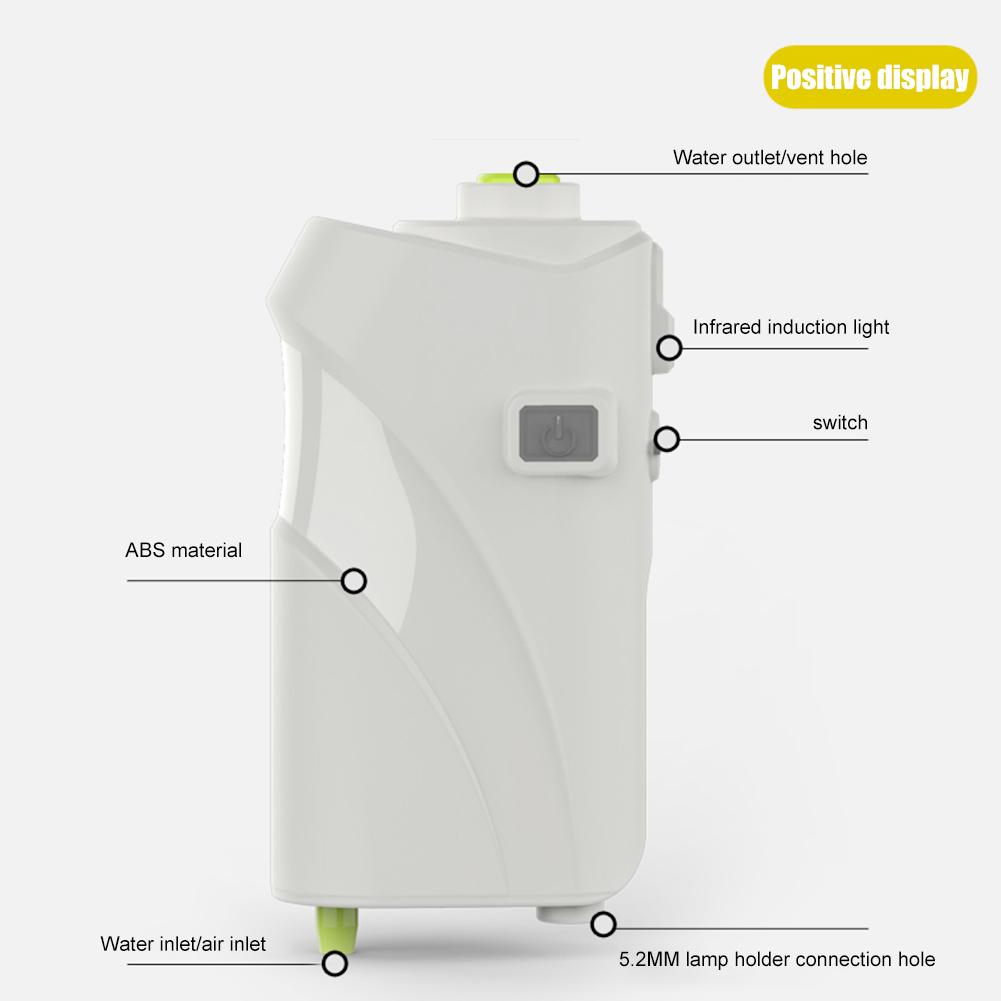 3 in 1 Hand-Washing Fishing Gear Portable Smart Induction LED Light 2600mAh Automatic Water Suction Device for Outdoor Fishing