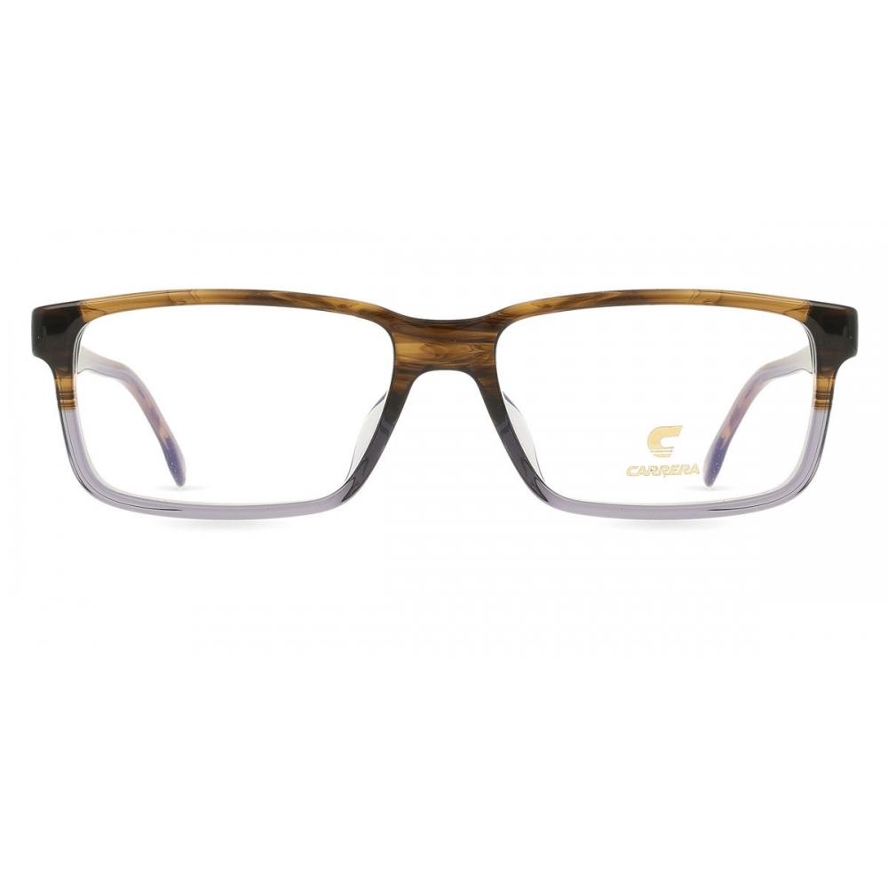 Carrera C Flex 07 G Asian Fit Ex4 2y Men eyeGlasses Brown Horn/Shiny Grey/56-16-150