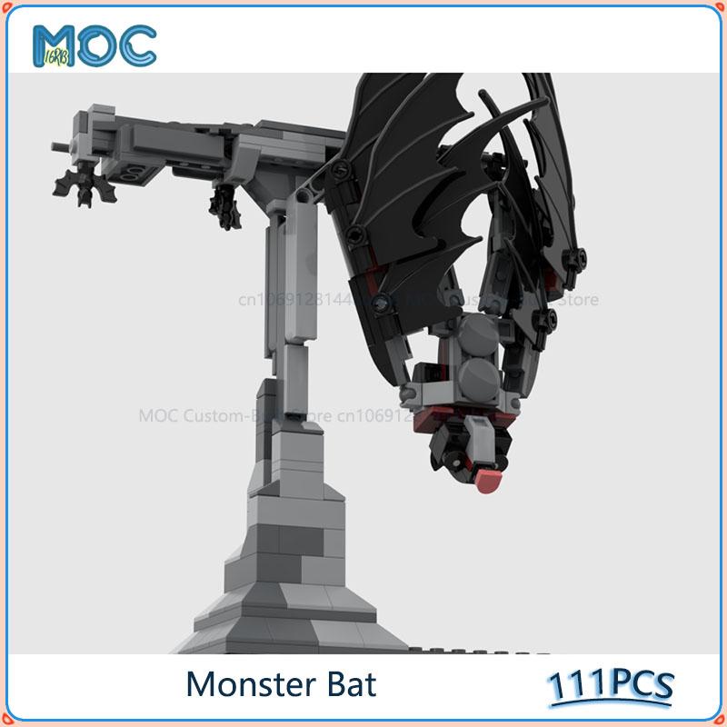 MOC Building Blocks DIY Assemble Bricks Monster Bat (Rideable) Model Creative Educational Collection Display Toys Gifts 111PCS