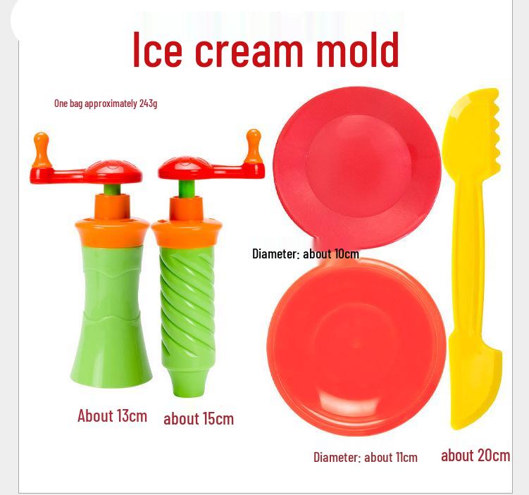 Children's DIY Color Clay Craft Kit: Includes Leather Clay, Glue Machine, Needle Cylinder, Noodle Maker, Dessert, Cake, and Bread Making Tools.