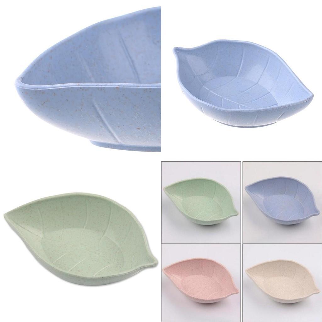 Umweltfreundliches Saucenschälchen aus Weizenstroh mit stilvollen Farben für Gewürze und Dips