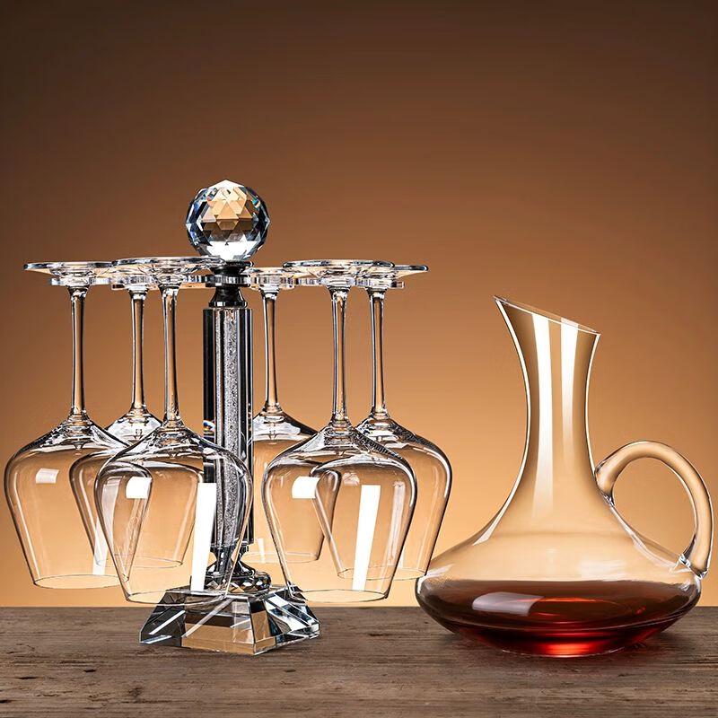 European Crystal Wine Glass & Decanter Set