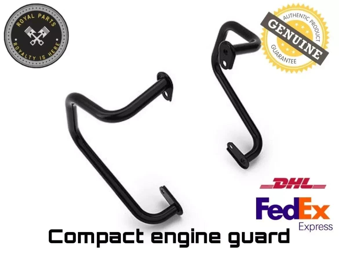 Fit For Royal Enfield Continental GT Interceptor 650 Compact Engine Guard Black