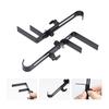 Christmas Stocking Hook Heavy-duty Metal Hook Mantel Stocking Holder Adjustable Xmas Garland Hook for Home Mantel Party Decoration